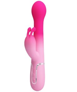PRETTY LOVE – DEJON VIBRADOR RABBIT 3 EN 1 MULTIFUNCIÓN ROSA - intimamenities.com