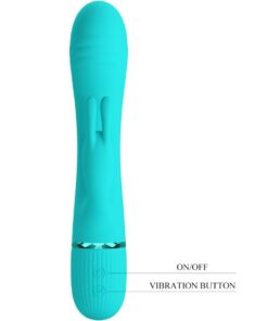 PRETTY LOVE – SCOCCO VIBRADOR RABBIT TURQUESA - intimamenities.com