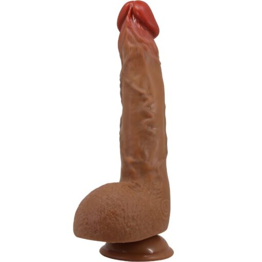 BAILE – BEAUTIFUL WILKS VIBRADOR REALÍSTICO DE 5 CONFIGURACIONES 25 CM MULATO - intimamenities.com