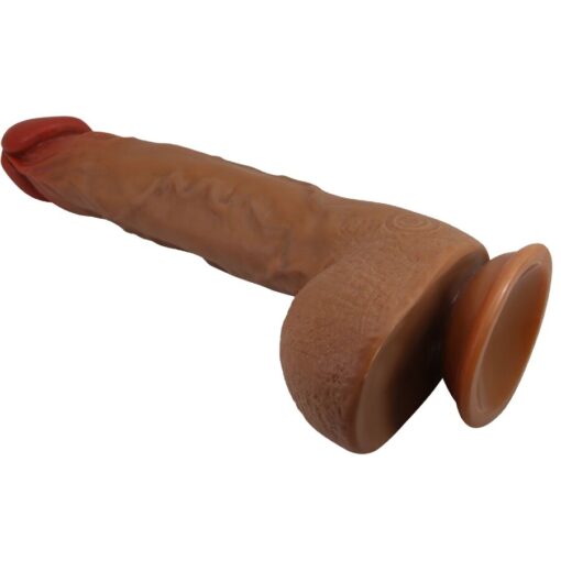 BAILE – BEAUTIFUL WILKS VIBRADOR REALÍSTICO DE 5 CONFIGURACIONES 25 CM MULATO - intimamenities.com