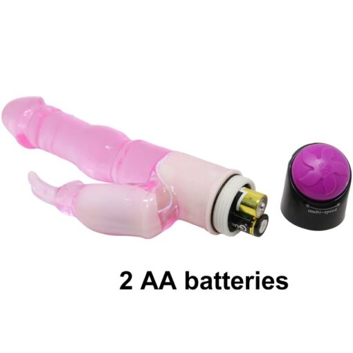 BAILE – WAVES OF PLEASURE FANTASY VIBRADOR CON RABBIT 23 CM - intimamenities.com