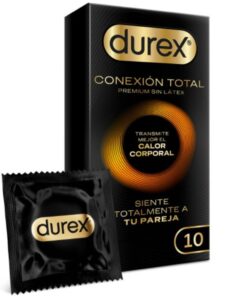 DUREX – CONEXIÓN TOTAL ULTRA FINO PLUS SIN LÁTEX 10 UNIDADES - intimamenities.com