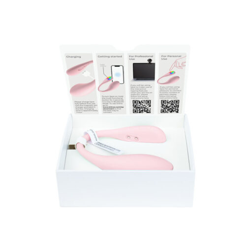KIIROO – SPOT KISS ME VIBRADOR FORMA U ROSA - intimamenities.com