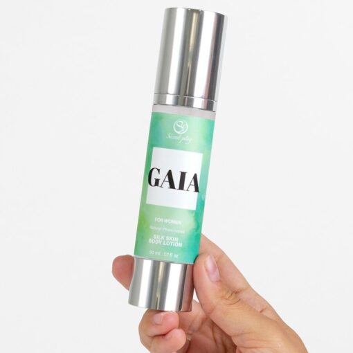 SECRETPLAY – GAIA LOCIÓN PIEL DE SEDA PARA MUJERES 50 ML - intimamenities.com