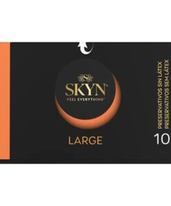 SKYN – PRESERVATIVO LARGE AJUSTE EXTRA 10 UNIDADES - intimamenities.com
