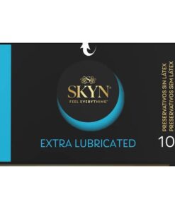 SKYN – PRESERVATIVO EXTRA LUBRICADO 10 UNIDADES - intimamenities.com