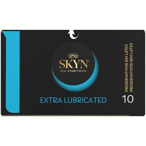 SKYN – PRESERVATIVO EXTRA LUBRICADO 10 UNIDADES - intimamenities.com