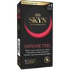 SKYN – PRESERVATIVO INTENSE FEEL TEXTURA CON DISEÑO ONDULADO 10 UNIDADES - intimamenities.com