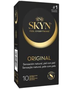 SKYN – PRESERVATIVO ORIGINAL SENSACIÓN NATURAL 10 UNIDADES - intimamenities.com
