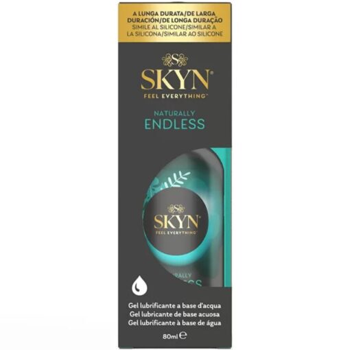 SKYN – LUBRICANTE NATURALLY ENDLESS A BASE DE AGUA 80 ML - intimamenities.com