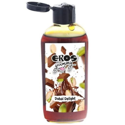 EROS – LUBRICANTE YUMMY DUBAI DELIGHT PISTACHO Y CHOCOLATE 100 ML - intimamenities.com
