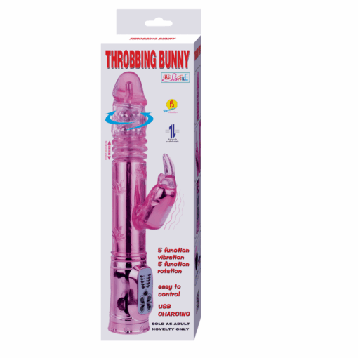 BAILE – THROBBING BUNNY ROTADOR RAMPANTE ROSA - intimamenities.com