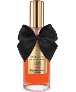 BIJOUX – ACEITE MASAJE EFECTO CALOR AROMA FRESA - intimamenities.com