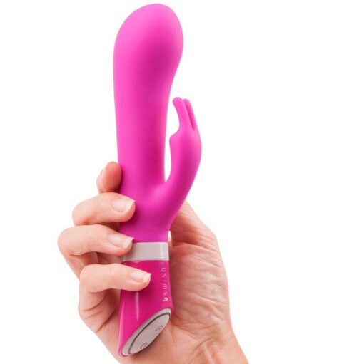 B SWISH – BWILD DELUXE BUNNY RABBIT VIBRATOR RASPBERRY - intimamenities.com