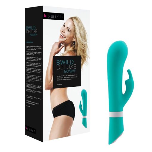 B SWISH – BWILD DELUXE BUNNY RABBIT VIBRATOR JADE - intimamenities.com