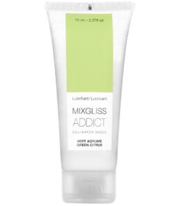 MIXGLISS – LUBRICANTE BASE AGUA SABOR A CÍTRICOS 70 ML - intimamenities.com