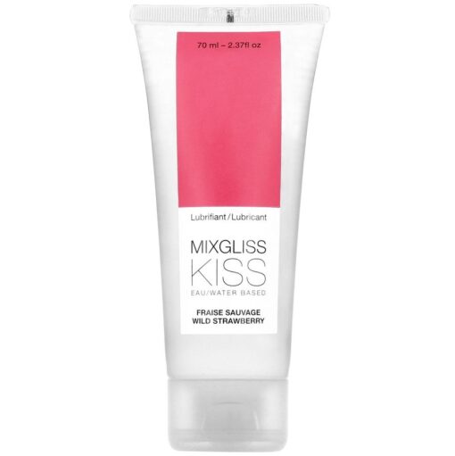 MIXGLISS – LUBRICANTE BASE AGUA SABOR A FRESA 70 ML - intimamenities.com