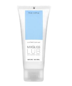 MIXGLISS – LUBRICANTE BASE DE AGUA NATURAL 70 ML - intimamenities.com