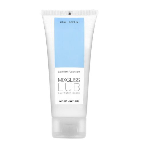 MIXGLISS – LUBRICANTE BASE DE AGUA NATURAL 70 ML - intimamenities.com