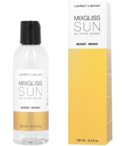 MIXGLISS – BASED LUBRICANTE BASE SILICONA ÁROMA MONOI 100ML - intimamenities.com