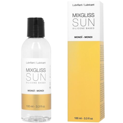 MIXGLISS – BASED LUBRICANTE BASE SILICONA ÁROMA MONOI 100ML - intimamenities.com
