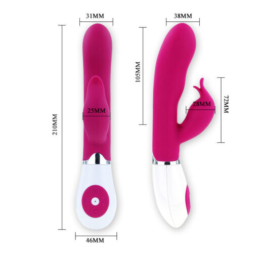 PRETTY LOVE – FLIRTATION VIBRADOR CON ESTIMULADOR FELIX - intimamenities.com