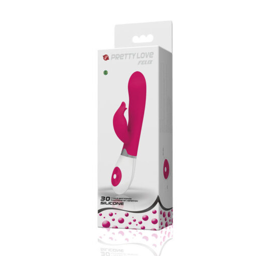 PRETTY LOVE – FLIRTATION VIBRADOR CON ESTIMULADOR FELIX - intimamenities.com