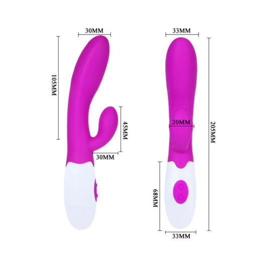 PRETTY LOVE – FLIRTATION VIBRADOR CON ESTIMULADOR CLITORIS ALVIS - intimamenities.com