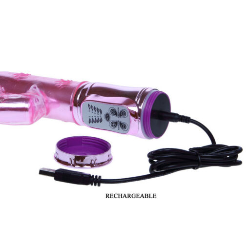 BAILE – THROBBING BUNNY ROTADOR RAMPANTE ROSA - intimamenities.com