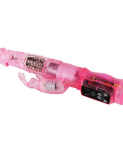 BAILE – MINI ROTADOR RABBIT ROSA SUPERESTIMULADOR - intimamenities.com