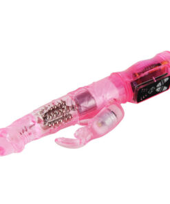 BAILE – MINI ROTADOR RABBIT ROSA SUPERESTIMULADOR - intimamenities.com