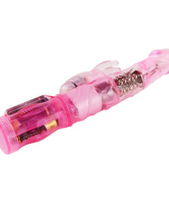 BAILE – MINI ROTADOR RABBIT ROSA SUPERESTIMULADOR - intimamenities.com
