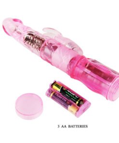 BAILE – MINI ROTADOR RABBIT ROSA SUPERESTIMULADOR - intimamenities.com
