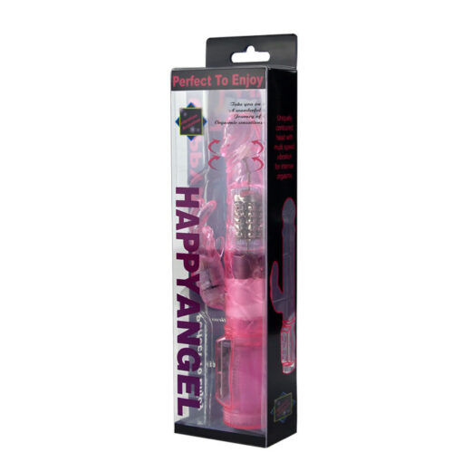 BAILE – MINI ROTADOR RABBIT ROSA SUPERESTIMULADOR - intimamenities.com