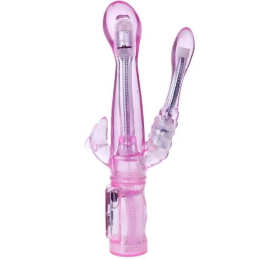 BAILE – VIBRADOR FLEXIBLE CON ESTIMULADOR ANAL - intimamenities.com
