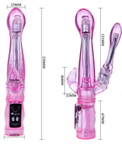 BAILE – VIBRADOR FLEXIBLE CON ESTIMULADOR ANAL - intimamenities.com