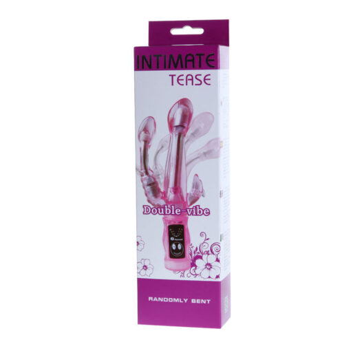 BAILE – VIBRADOR FLEXIBLE CON ESTIMULADOR ANAL - intimamenities.com