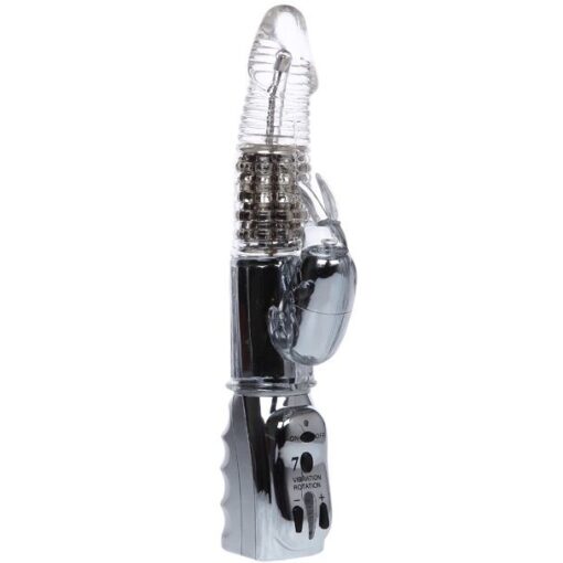 BAILE – AMOUR MISSILE ROTADOR TRANSPARENTE 26.5 CM - intimamenities.com
