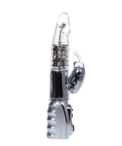BAILE – AMOUR MISSILE ROTADOR TRANSPARENTE 26.5 CM - intimamenities.com