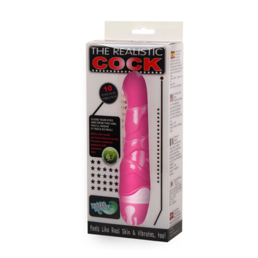 BAILE – THE REALISTIC COCK ROSA 21.8 CM - intimamenities.com
