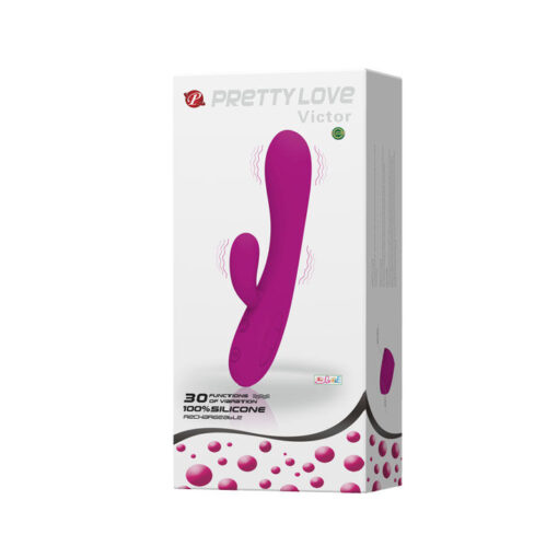 PRETTY LOVE – SMART VICTOR VIBRADOR CON ESTIMULADOR CLITORIS - intimamenities.com