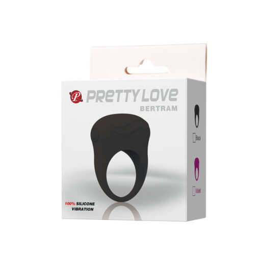 PRETTY LOVE – BERTRAM ANILLO VIBRADOR NEGRO - intimamenities.com