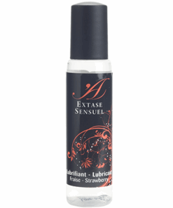 EXTASE SENSUAL – LUBRICANTE FRESA VIAJE 35 ML - intimamenities.com