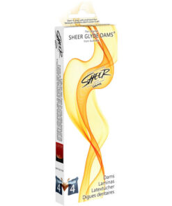 SHEER GLYDE – DAMS LÁMINAS LATEX SEXO ORAL COLA - intimamenities.com