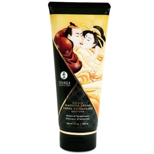 SHUNGA – CREMA MASAJE ALMENDRA DULCE 200 ML - intimamenities.com