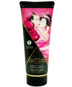 SHUNGA – CREMA MASAJE FRAMBUESA 200 ML - intimamenities.com