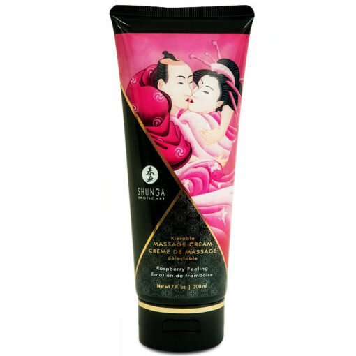 SHUNGA – CREMA MASAJE FRAMBUESA 200 ML - intimamenities.com