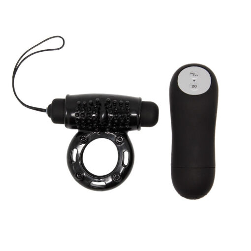 BAILE – ANILLO CONTROL REMOTO NEGRO 20V - intimamenities.com