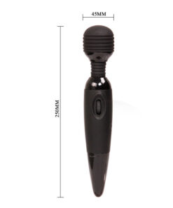 BAILE – POWER POTENTE MASAJEADOR COMPACTO NEGRO - intimamenities.com