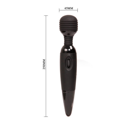 BAILE – POWER POTENTE MASAJEADOR COMPACTO NEGRO - intimamenities.com